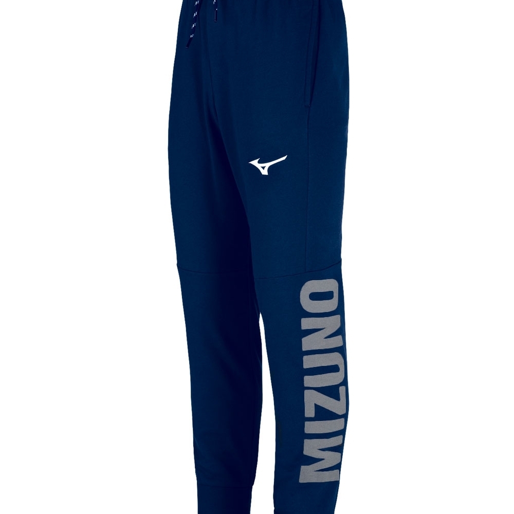 Mizuno Navy Joggers with Logo